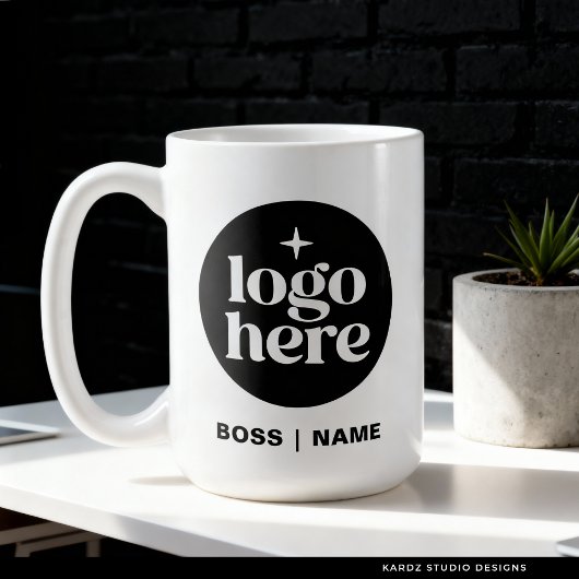 Modernes Firmenlogo-Mitarbeiter-Kaffeetasse Kaffeetasse