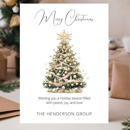 Modernes Firmenlogo QR Code Frohe Weihnachten Baum