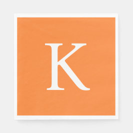 Modernes Flachbild-Graphic Daisy Orange Serviette