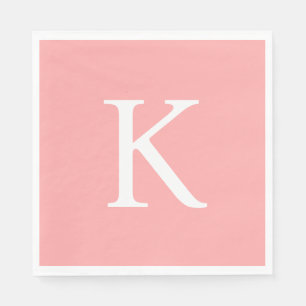 Modernes Flachbild-Graphic Daisy Pink Serviette