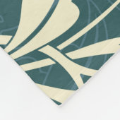 Modernes Floral: Stilvolles Design. Fleecedecke (Ecke)