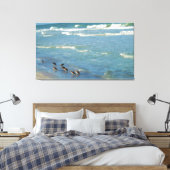 Modernes Florida Shorebirds Foto Leinwanddruck (Insitu (Schlafzimmer))