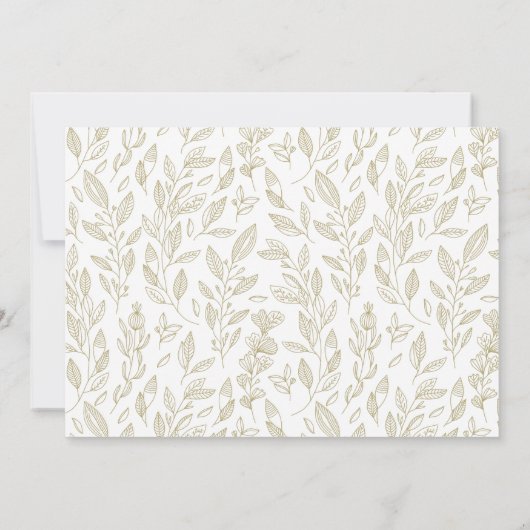 Modernes Forever Gold Foto Hochzeit Vielen Dank Dankeskarte (Rückseite)