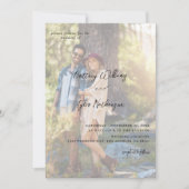 Modernes Foto 12 Vertikale Hochzeit Einladung (Vorderseite)