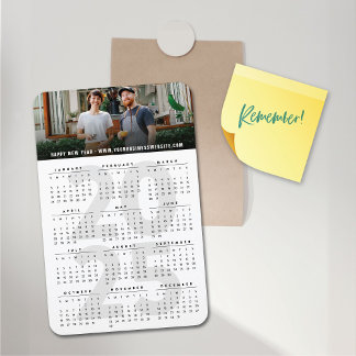 Modernes Foto 2023 Kalender Einfaches Neujahrsfest Magnet