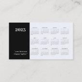 Modernes Foto 2023 Visitenkarte (Rückseite)