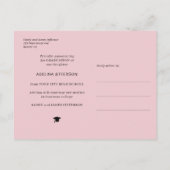 Modernes Foto 2024 Graduierte Typografie Abschluss Ankündigungspostkarte (Rückseite)