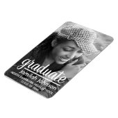 Modernes Foto 2025 Abschluss Ankündigung Magnet (Linke Seite)