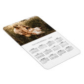 Modernes Foto 2026 Kalender 12 Monate Magnet (Rechte Seite)