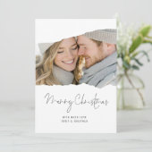 Modernes Foto 2026 Kalender Frohe Weihnachten (Stehend Vorderseite)