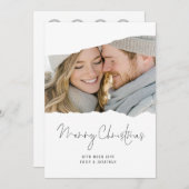 Modernes Foto 2026 Kalender Frohe Weihnachten (Vorne/Hinten)