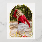 Modernes Foto Abschluss Ankündigung Fossil Postkar (Vorderseite)