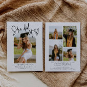 Modernes Foto Abschluss Ankündigung Party laden