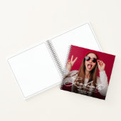 Modernes Foto Abschluss Gästebuch Notizblock (Innenseite)