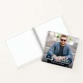 Modernes Foto-Abschlussgästebuch Notizblock (Innenseite)