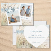 Modernes Foto an der Küste Save The Date