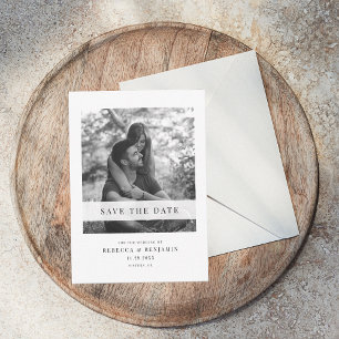 Modernes Foto Ankündigung Datum freihalten