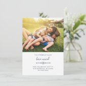 Modernes Foto - Ankündigung zur Adressentwicklung (Stehend Vorderseite)