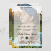 Modernes Foto Annaprashan Erste Reisfeier Einladung (Vorne/Hinten)