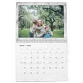 Modernes Foto aus elegantem Marmor Kalender (Mär 2027)
