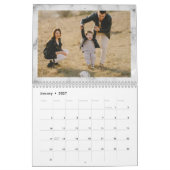 Modernes Foto aus elegantem Marmor Kalender (Jan 2027)