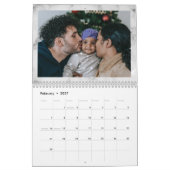 Modernes Foto aus elegantem Marmor Kalender (Feb 2027)