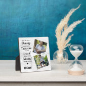 Modernes Foto aus Marmor bewahren Memorial Fotoplatte (InSitu)