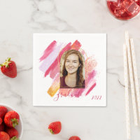 Modernes Foto aus rosa und goldgelben Abschlüssen