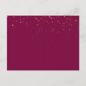 Modernes FOTO Bat Mitzvah mit HEBREW Einzigartig I Postkarte (Rückseite)