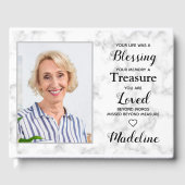 Modernes Foto bei der Beerdigung des Gedächtnisses Gästebuch (Vorderseite)