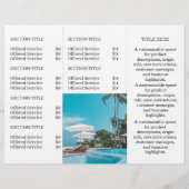 Modernes Foto | Benutzerdefiniertes Firmenlogo (Rückseite)