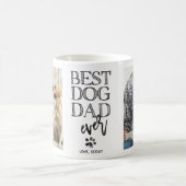 Modernes Foto Best Dog Vater Kaffeetasse (Mittel)