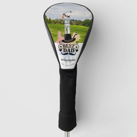 Modernes Foto Best Vater Par Golf Head Cover Golf Headcover (Vorderseite)