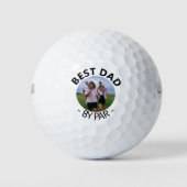 Modernes Foto Best Vater Par Golfball (Vorderseite)