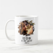 Modernes Foto Beste Katze Mama (Fakt) | PERSONALIS Kaffeetasse (Links)