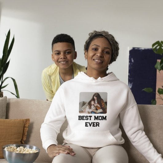 Modernes Foto Beste Mutter je Muttergeschenk Hoodie