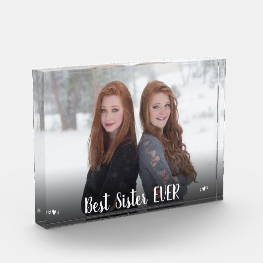 Modernes Foto Beste Schwester je gehört (Links)