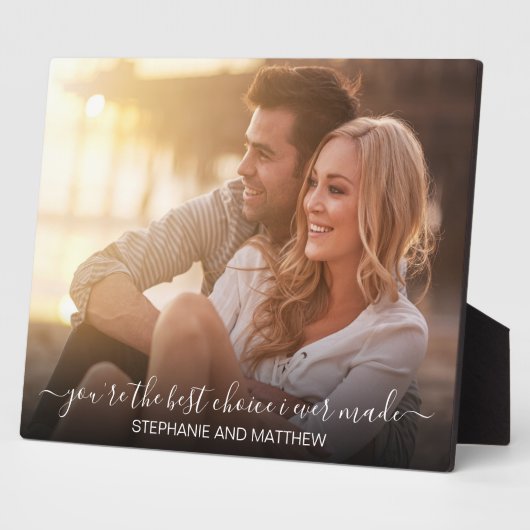 Modernes Foto Beste Wahl Jeden Personalisiert Fotoplatte (Seite)