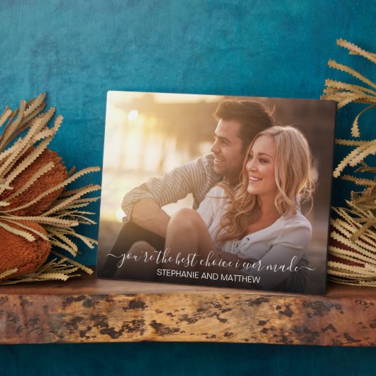 Modernes Foto Beste Wahl Jeden Personalisiert Fotoplatte (Seite)