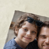 Modernes Foto Bester Vater je Blau Strandtuch (Beispiel)