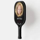 Modernes Foto Bester Vater Par Pickleball Paddle (Links)