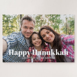 Modernes Foto Bild Sondertext Hanukkah Puzzle