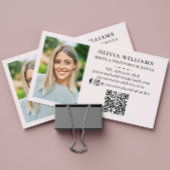 Modernes Foto Birth & Postpartum Doula Visitenkarte