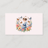 Modernes Foto Birth & Postpartum Doula Visitenkarte (Rückseite)