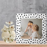 Modernes Foto & Black Dots Schönheitsgeschenk Fliese<br><div class="desc">Modernes Foto & Black Dots Schönheitsgeschenk</div>