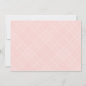 Modernes Foto Blue Pink Graduate Ankündigung (Rückseite)