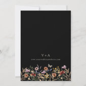 Modernes Foto Boho Save the Date (Rückseite)