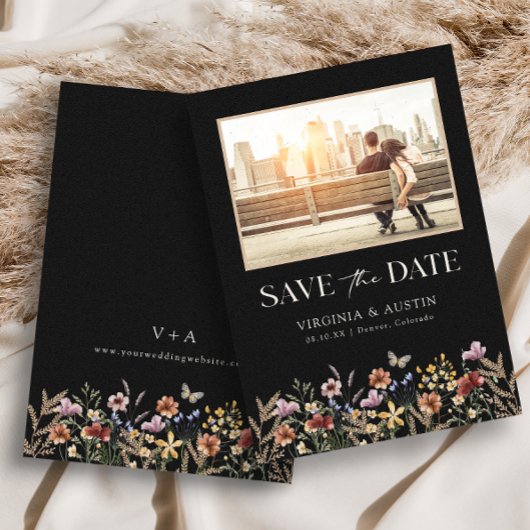 Modernes Foto Boho Save the Date