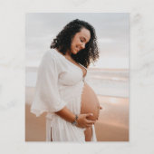 Modernes Foto Budget Kinderdusche Einladung (Rückseite)