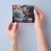 Modernes Foto Budget Spanische Hochzeit rettet das Flyer (Gruppe)